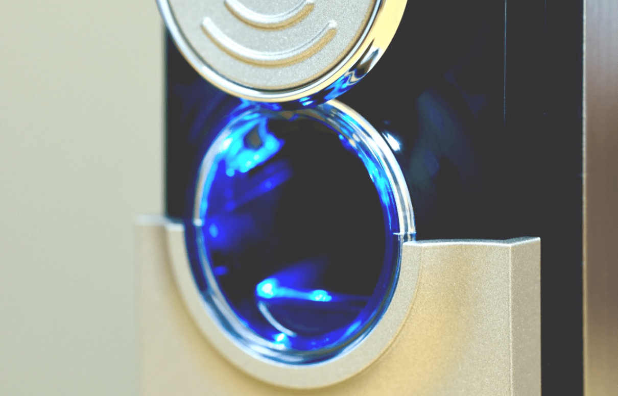 image of AQUBIO focused on its authentication part