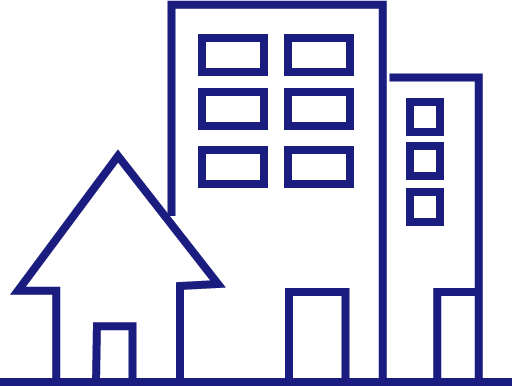 一般住宅向けの利用戸数を表すアイコン